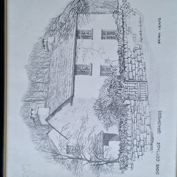 #ADR Drawing of Dove cottage at Grasmere England - Picture 5 of 5